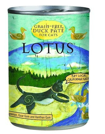 Lotus Cat Pate Grain Free Duck 12.5oz {L + x} C=12
