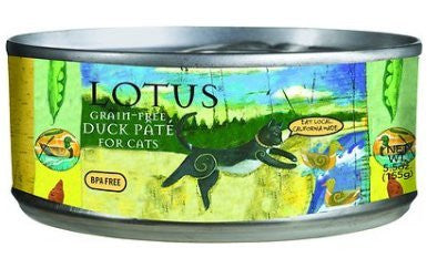 Lotus Cat Pate Grain Free Duck 5.5oz {L + x} C=24