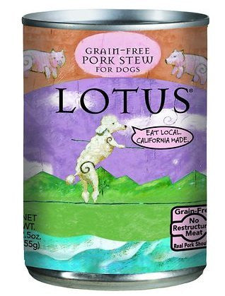 Lotus Cat Stew Grain Free Pork 12.5oz {L + x} C=12