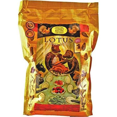 Lotus Dog Adult Grain Free Small Bite Turkey 10lb {L-x} 784815104770