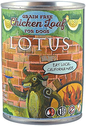 Lotus Dog Grain Free Loaf Chicken 12.5oz {L+x} C=12 784815106378