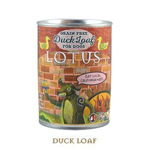 Lotus Dog Grain Free Loaf Duck 12.5oz {L+x} C=12 784815106453