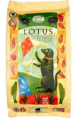 Lotus Grain Free Lamb And Turkey Liver Dry Dog Food - 10 - lb - {L + x}