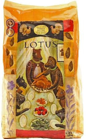Lotus Oven Baked Grain Free Turkey Recipe Dry Dog Food - 10 - lb - {L - x}