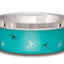 Loving Pets Bella Bowl Large Dragonfly - Turquoise {L + 1} 430891 Dog