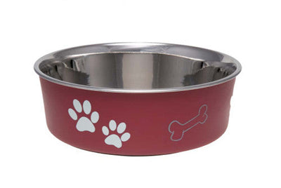 Loving Pets Classic Dog Bowl Merlot LG