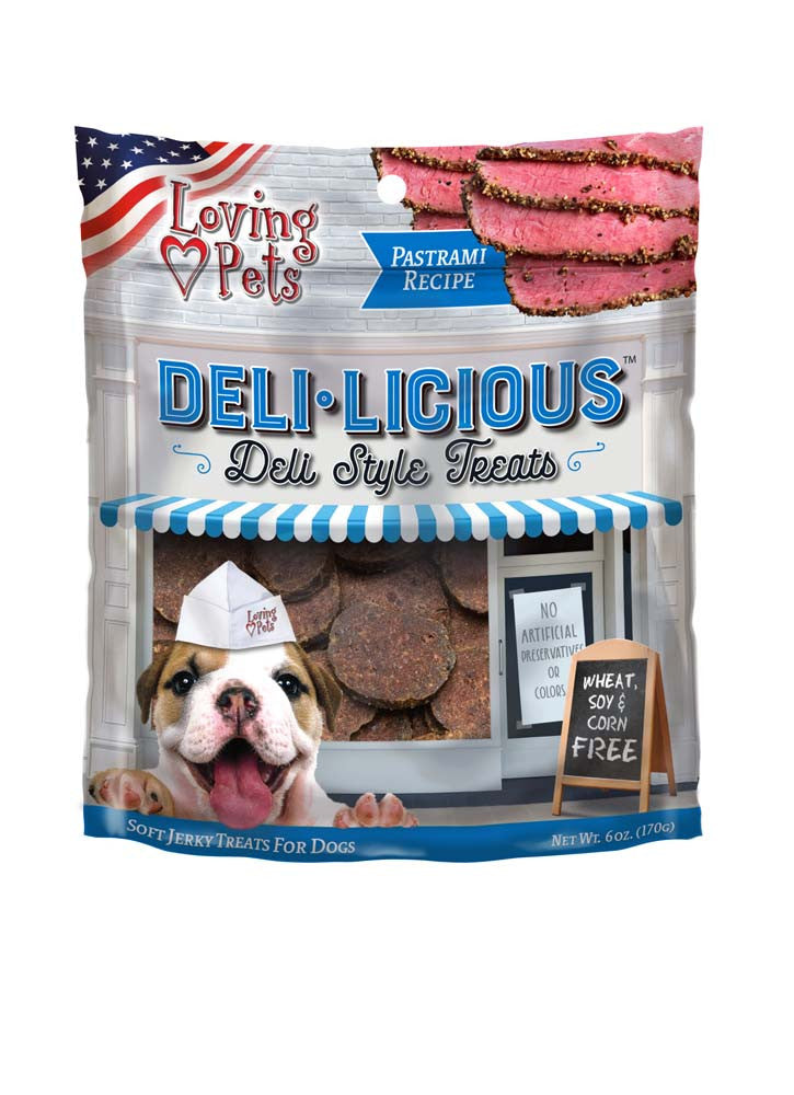 Loving Pets Deli-Licious Dog Treats Pastrami 6oz
