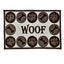 Loving Pets Fashion Mat Woof Chenille Multi - Color - Dog