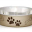 Loving Pets Metallic Bella Bowl Champagne Medium {L + b}430875 - Dog