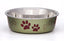 Loving Pets Metallic Dog Bowl Artichoke MD