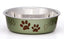 Loving Pets Metallic Dog Bowl Artichoke SM