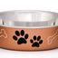 Loving Pets Metallic Dog Bowl Copper SM