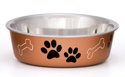 Loving Pets Metallic Dog Bowl Copper SM