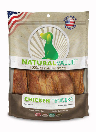 Loving Pets Natural Value Tender Dog Treats Chicken 14oz