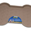 Loving Pets Spill - Proof Bone Shaped Dog Mat Tan SM