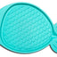 Loving Pets Spill - Proof Fish Shaped Cat Mat Aqua Green