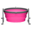 Loving Pets Travel Dog Bowl Pink LG