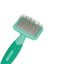 Lil Pals Slicker Dog Brush with Coated Tips Blue, Green One Size