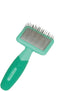 Lil Pals Slicker Dog Brush with Coated Tips Blue, Green One Size