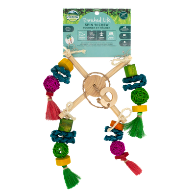 Oxbow Animal Health Enriched Life Spin 'n Chew Small Animal Chew Toy 744845968797