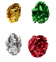 Max & Marlow Foil Crinkle Ball Assorted Color Cat Value Toys Display 24ea/24Pc 810162077228