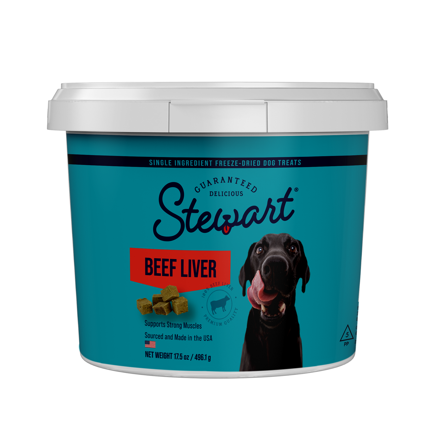 Stewart Single Ingredient Freeze Dried Dog Treats Beef Liver 17.5 oz 073101014177