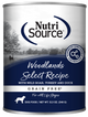 NutriSource Select Recipe Grain Free Canned Dog Food Woodlands Select 12ea/12.3 oz 073893021223