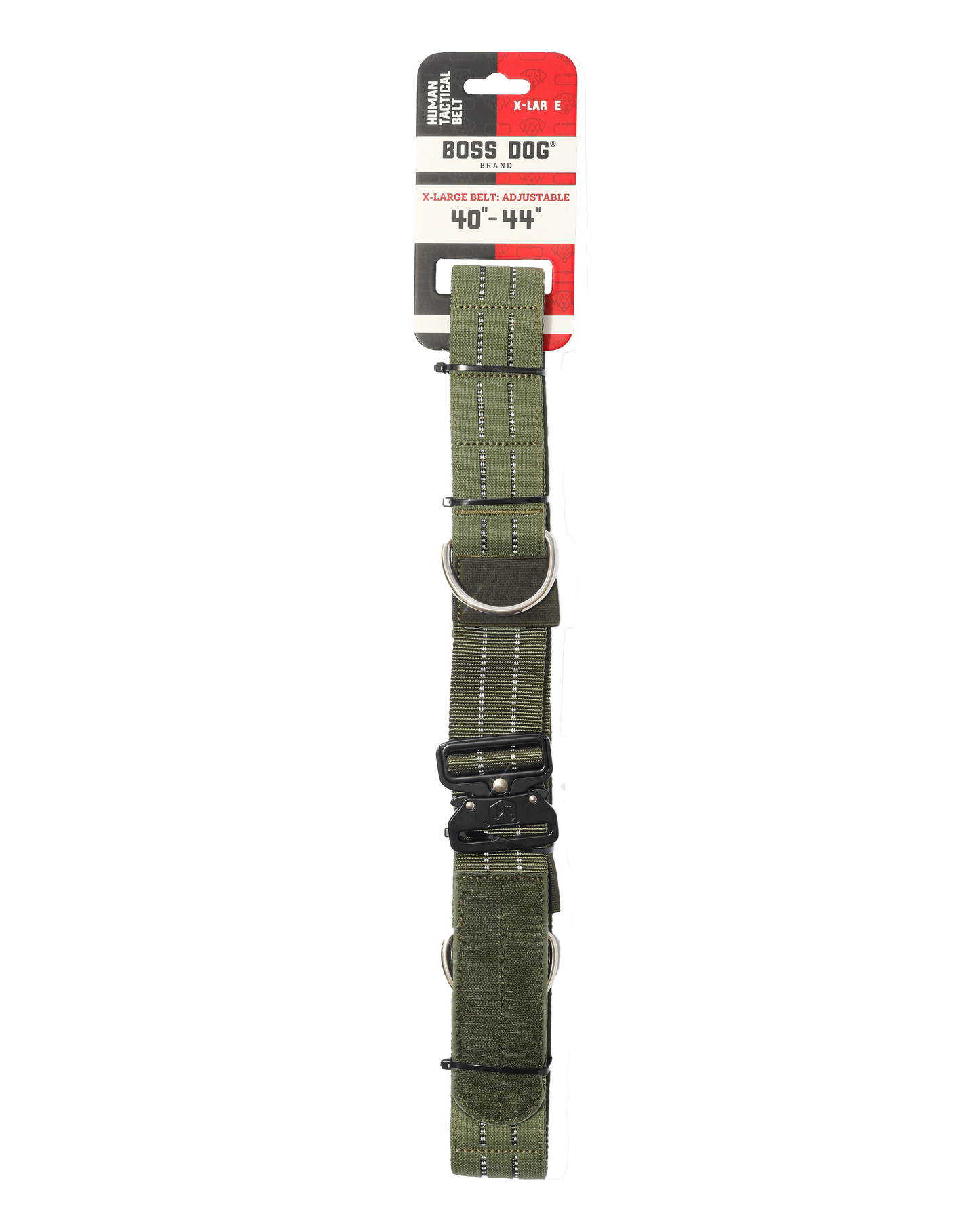 Boss Dog Human Boss Tactical Utility "Dog Walker" Belt Green X-Large (40-44In Waist) 850065051550