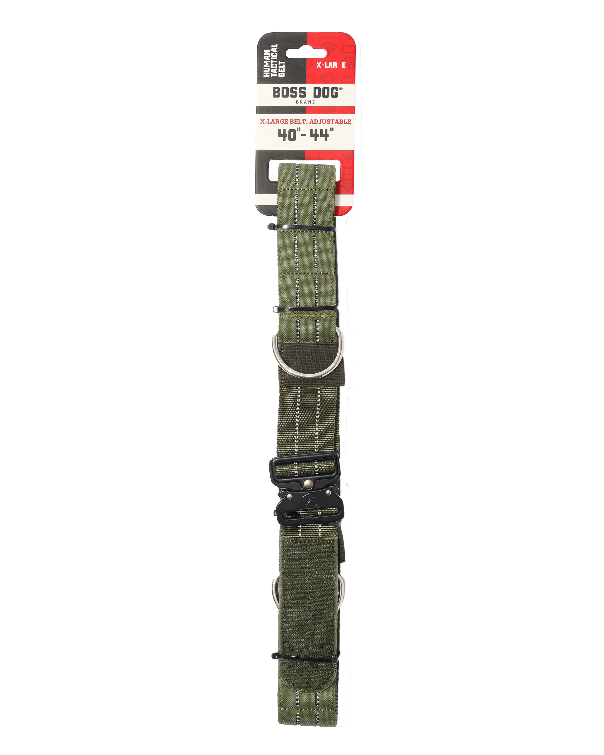 Boss Dog Human Boss Tactical Utility "Dog Walker" Belt Green X-Large (40-44In Waist) 850065051550
