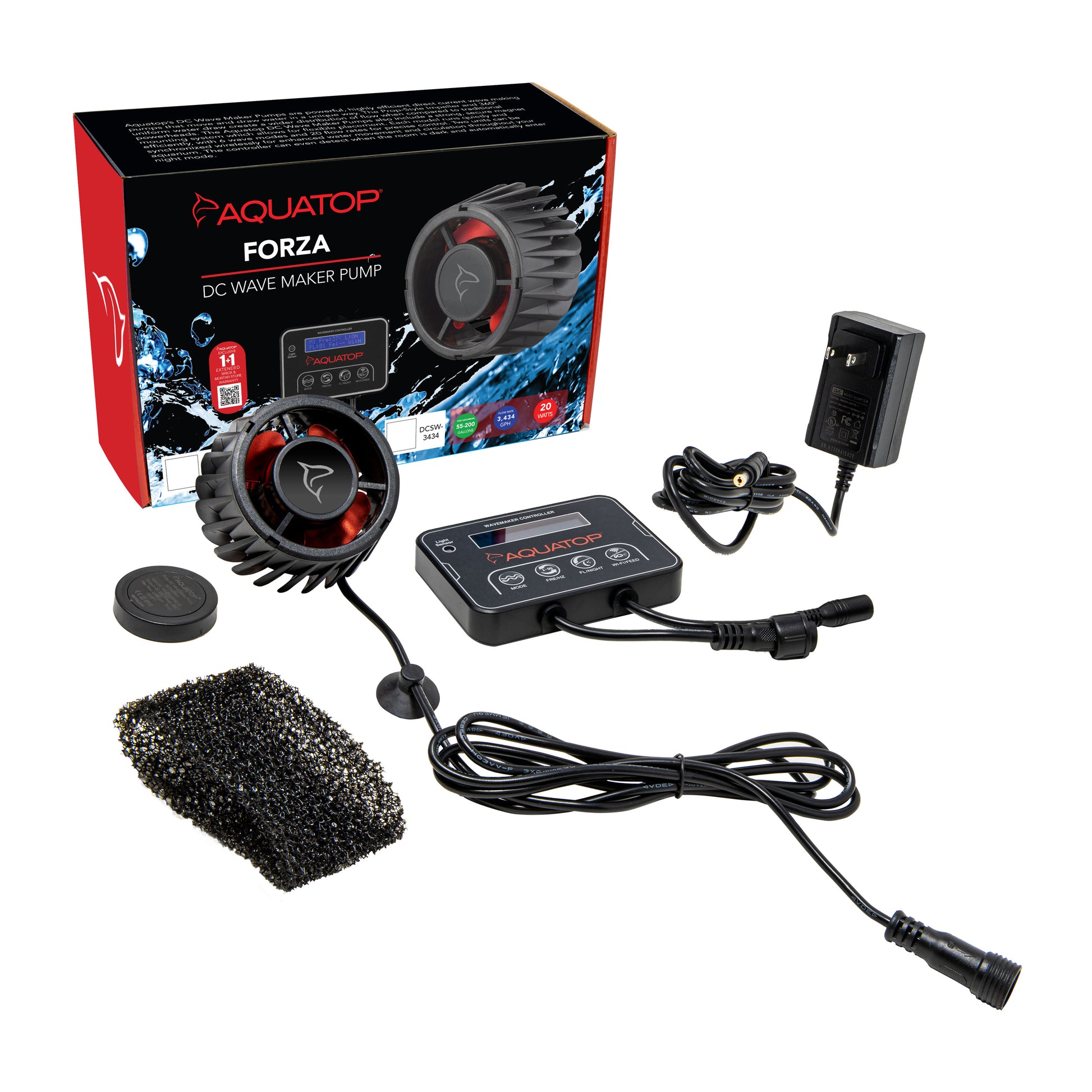 Aquatop Forza DC Wave Maker Pump 20 W, 3434 GPH 810146750000