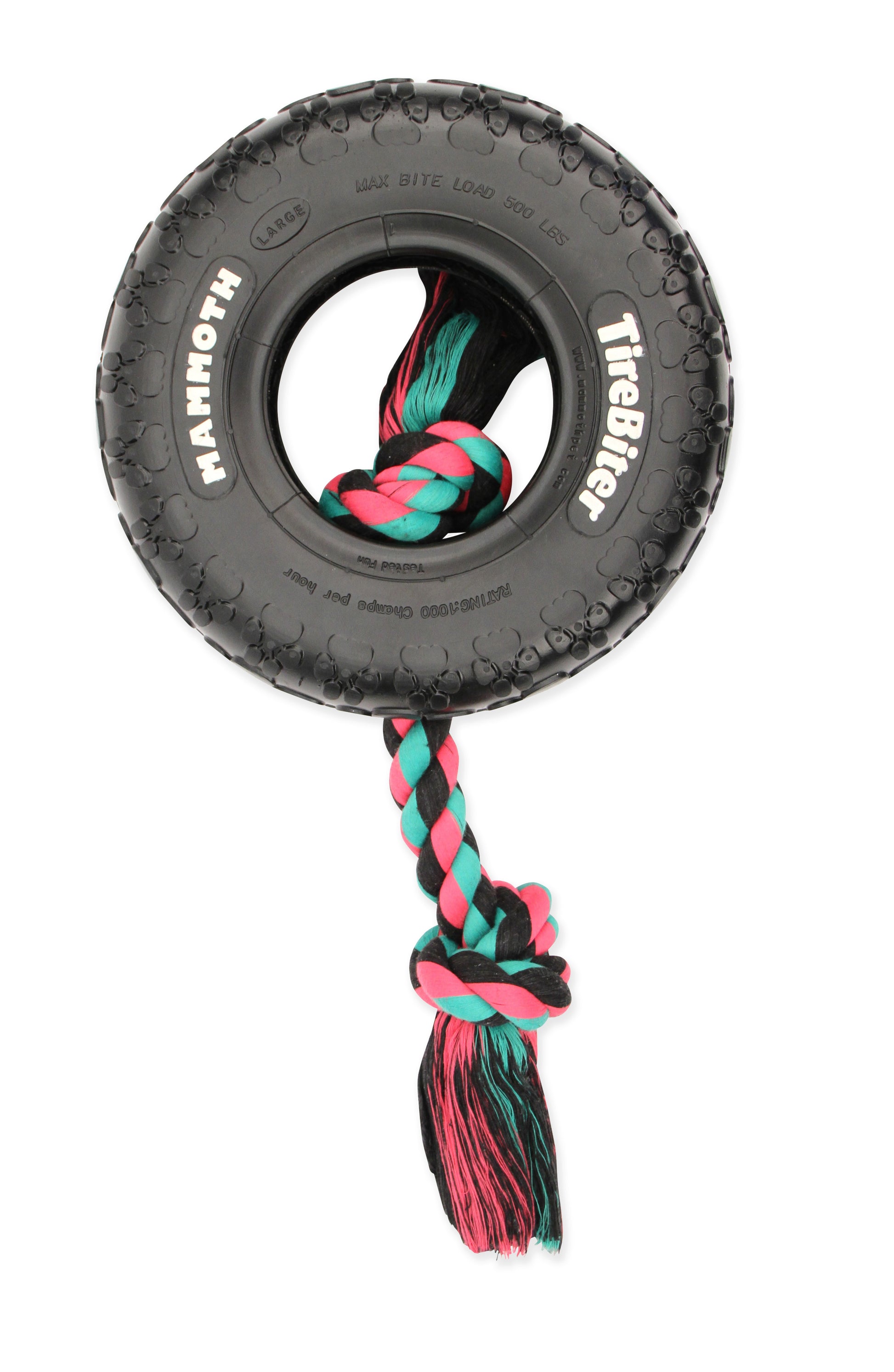 Mammoth Pet Products TireBiter Paw Track w/Rope Large, 10 in 746772310168