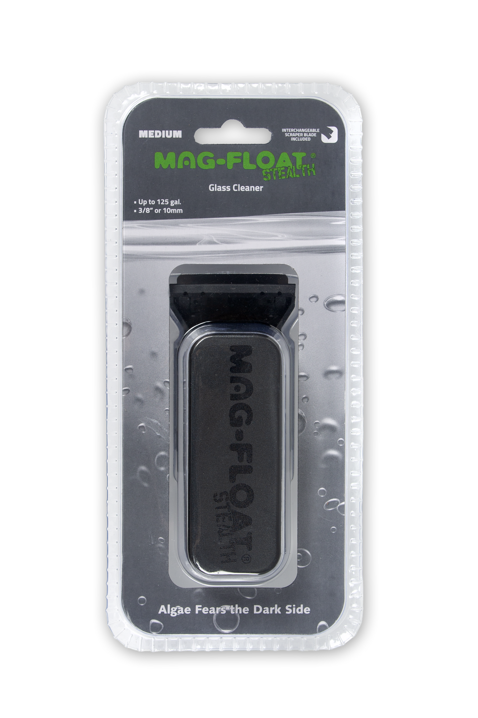 Mag-Float Stealth Floating Magnet Glass Aquarium Cleaner Medium 790950001508