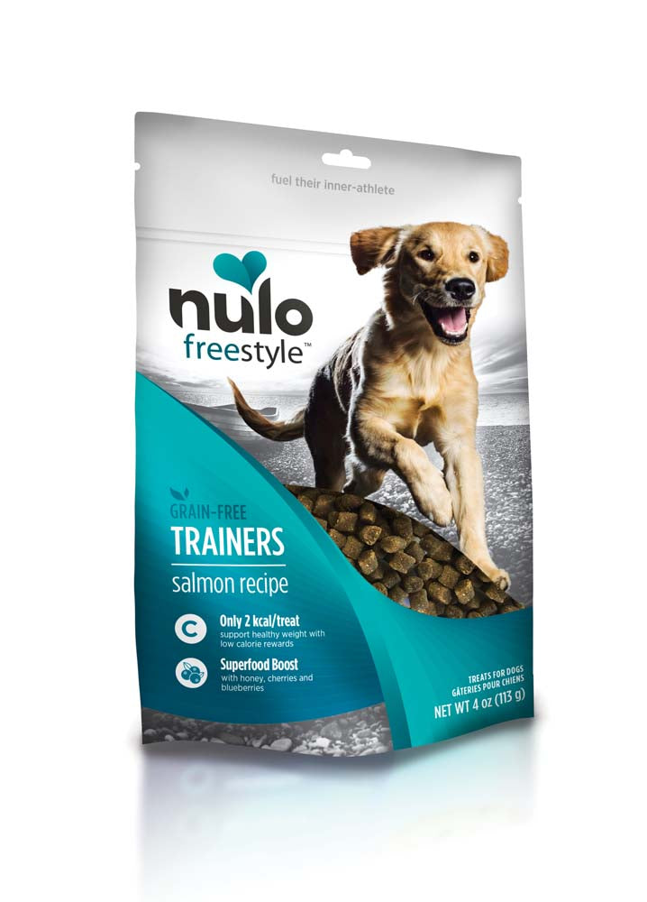 Nulo Freestyle Grain-Free Trainers Training Treats Salmon 4 oz 811939021260