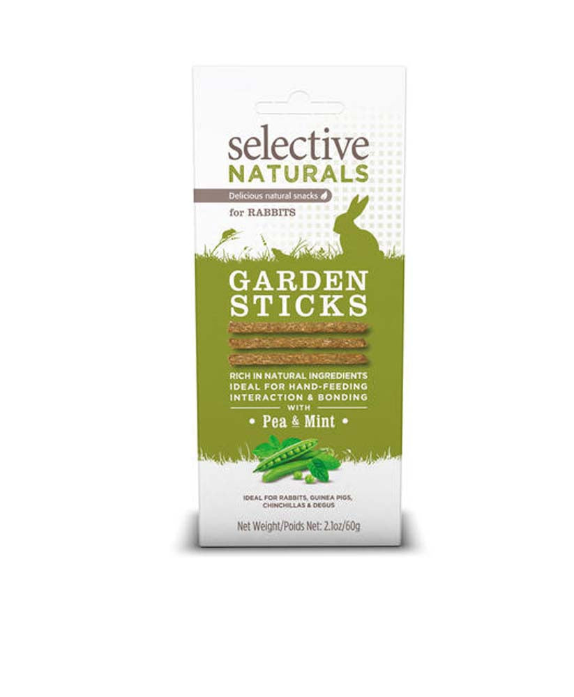 Science Selective Garden Sticks w/Pea & Mint for Rabbits 4ea/2.1 oz 730582000074