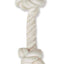 Mammoth 100% Cotton Rope Bone Dog Toy White 16in XL