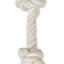 Mammoth 100% Cotton Rope Bone White 12in MD - Dog