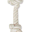 Mammoth 100% Cotton Rope Bone White 6in Mini - Dog