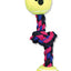 Mammoth 3 Knot Tug w/2 Mini Tennis Balls Dog toy Multi - Color 12