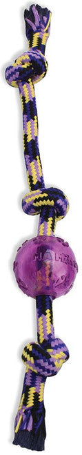 Mammoth Braidys Tug with TPR Ball Dog Toy Assorted 20in LG