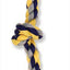 Mammoth Cottonblend 3 Knot Rope Tug Toy Multi - Color 15in SM - Dog