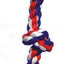Mammoth Cottonblend 5 Knot Rope Tug Toy Multi - Color 72 in XXL - Dog