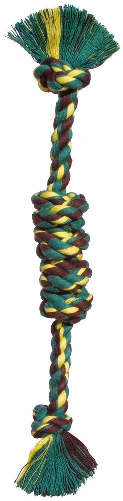 Mammoth Monkey Fist Bar Dog Toy Multi-Color 15in SM
