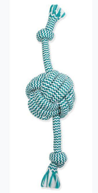 Mammoth Small 13’ EXTRA FRESH Monkey Fist Ball w/Rope Ends - Dog