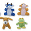 Mammoth Terry Cloth Animal Cuties Dog Toys Assorted 36 Piece