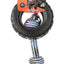 Mammoth TireBiter II with Rope Dog Toy Multi - Color 5in MD