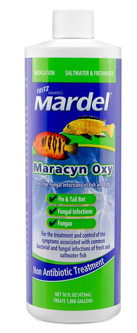 Mardel Maracyn Oxy Antifungal Medication 16 fl. oz - Aquarium