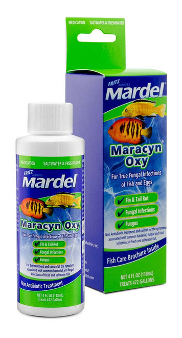 Mardel Maracyn Oxy Antifungal Medication 4 fl. oz - Aquarium