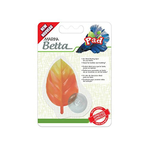 Marina Betta Leaf Pad Orange 12231{L + 7} - Aquarium