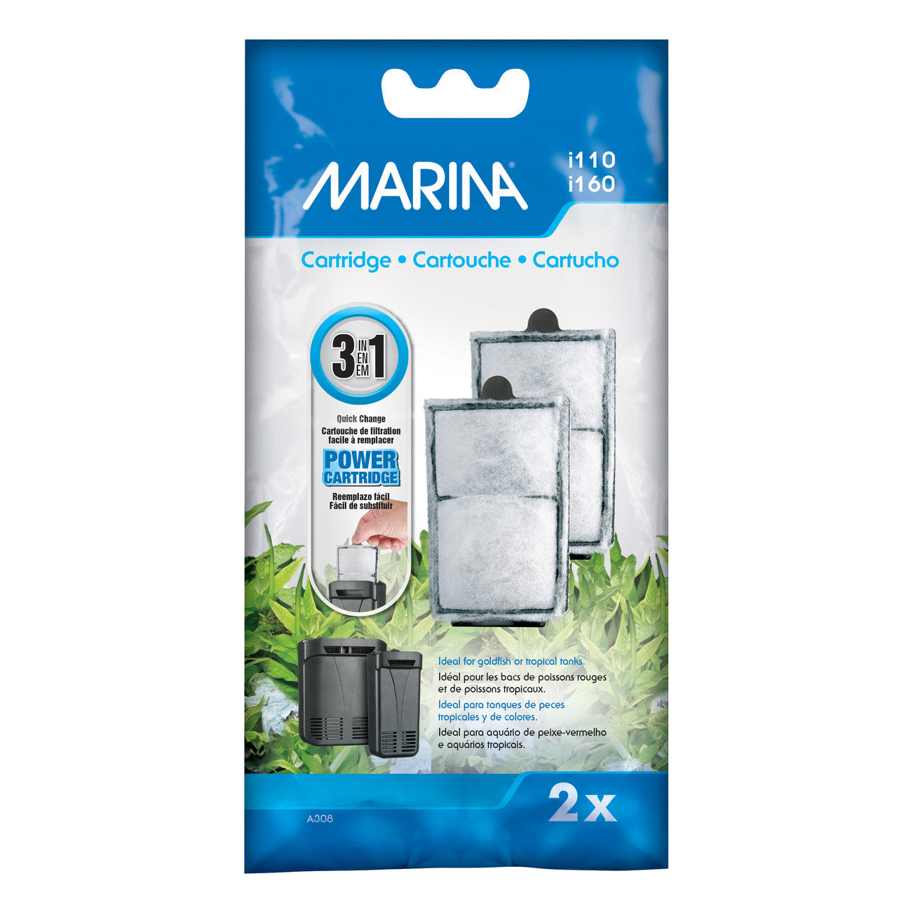 Marina i110/160 Filter Cartridges, 2-pack{L+7R} 015561103084
