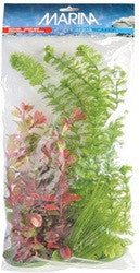 Marina Plastic Plant Variety Pack Pp529{L + 7} - Aquarium